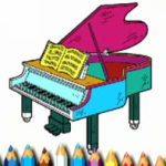 Play BTS Piano Coloring Book