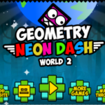 Play Geometry neon dash world 2