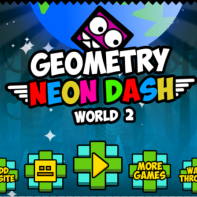 Play Geometry neon dash world 2