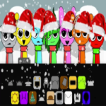 Play Sprunki in Backrooms Christmas Skibidi Terrors