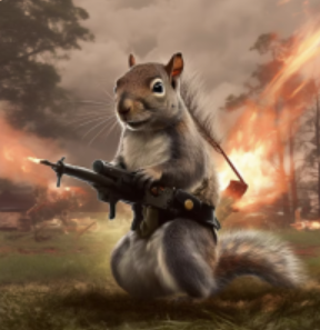 Squirrel With A Gun